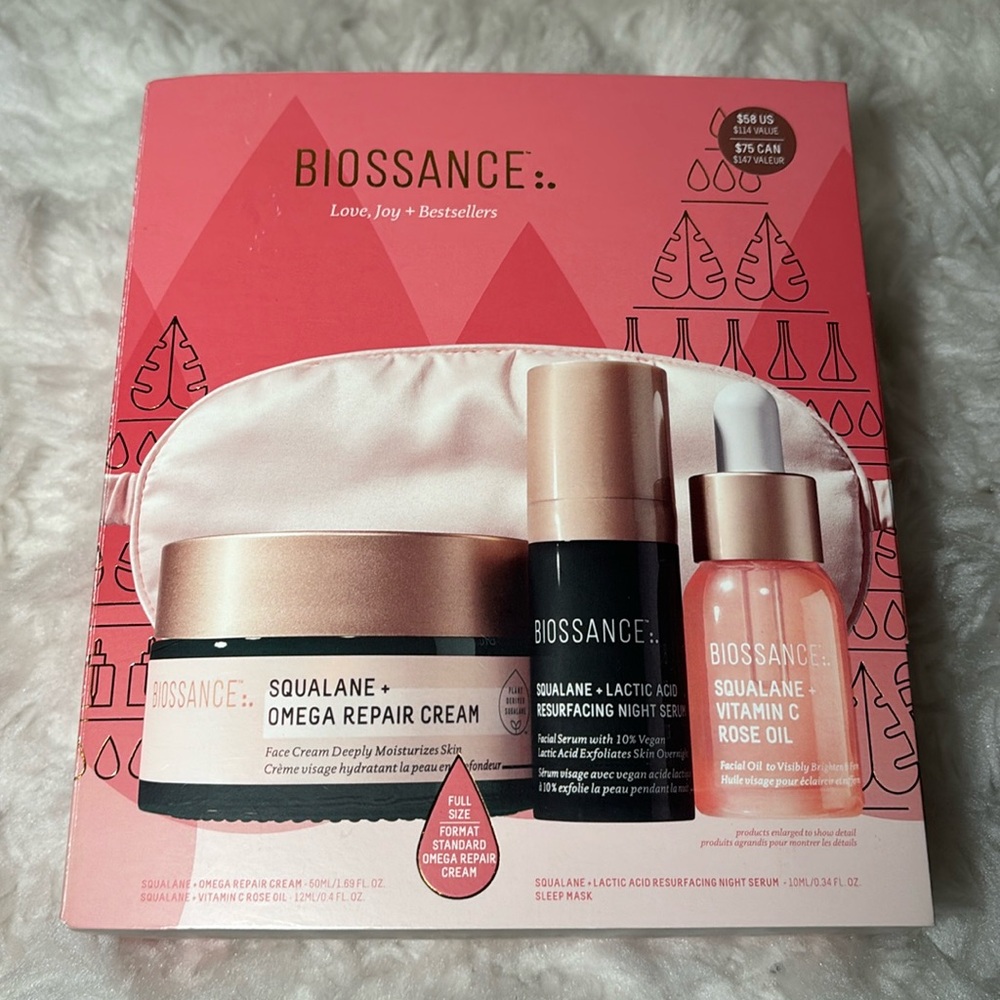 NIB Biossance Love, Joy + Bestsellers